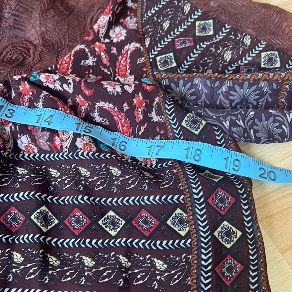 Altar’d State Mini Patchwork Dress - Picture 2 of 6